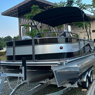 17ft pontonboot